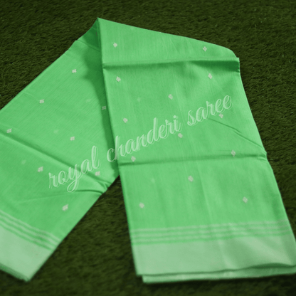 Light Green Silk Cotton Saree