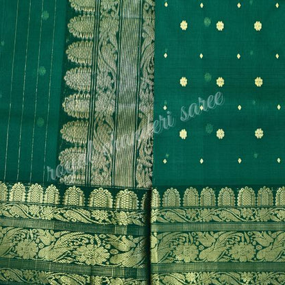 Anushka sharma green chanderi saree