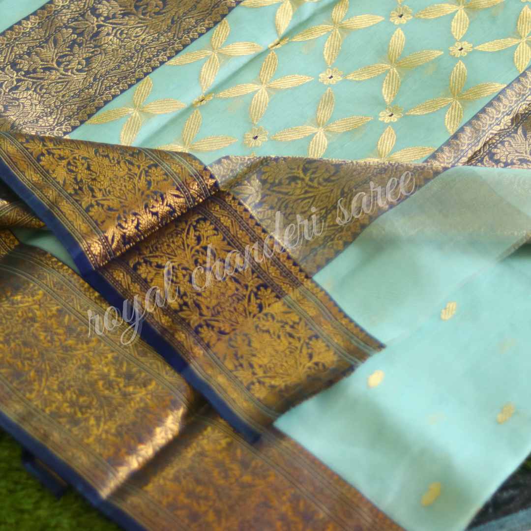 Chanderi Tissue Silk Saree Premium Fabrics