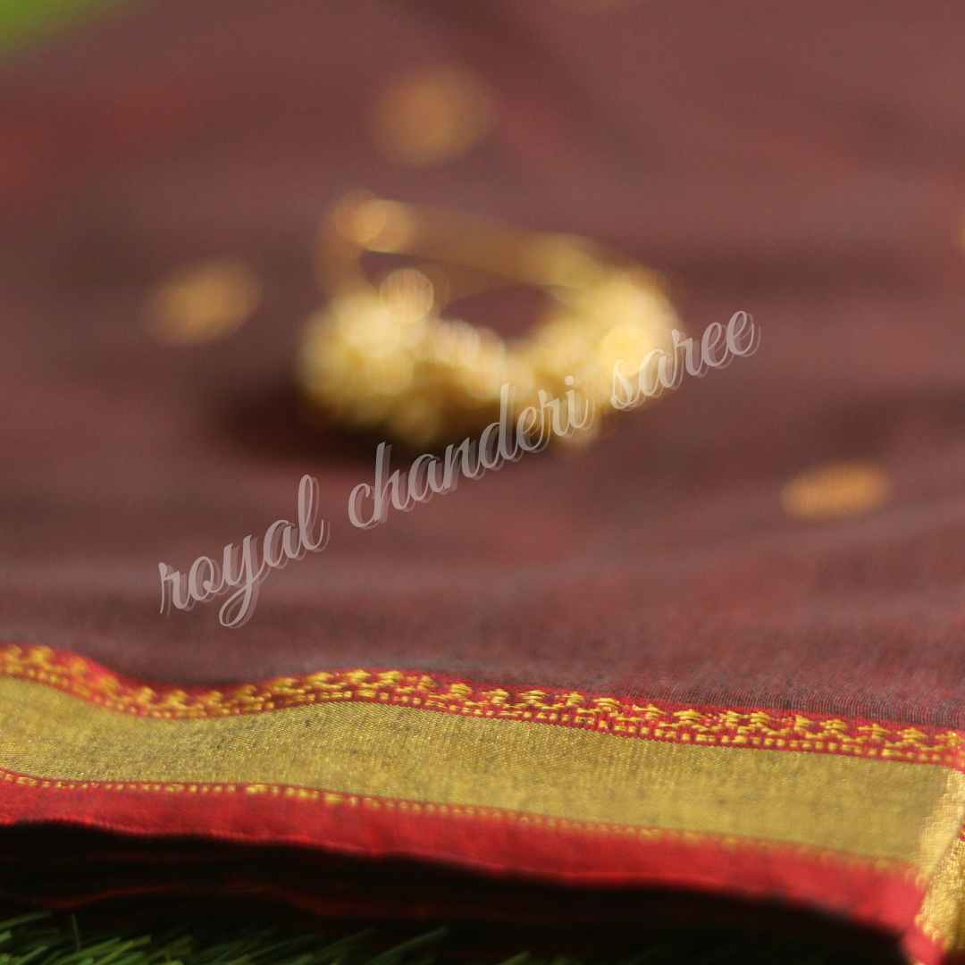 Buy Jamuni Chanderi Silk Cotton Saree CHA-246 Online in India