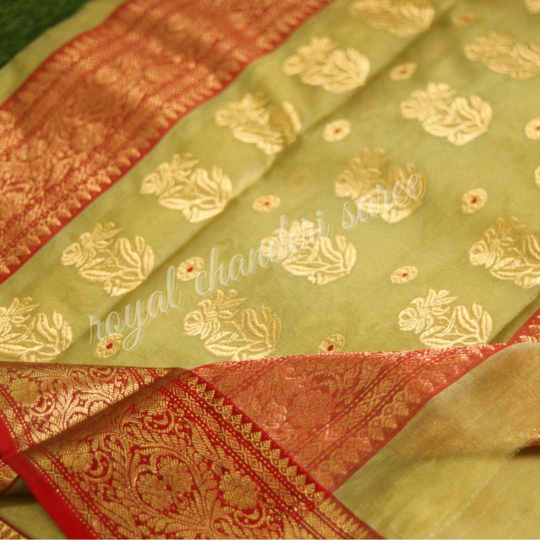 Buy Pink Art Silk Chanderi Saree Festive Wear Online at Best Price | Cbazaar