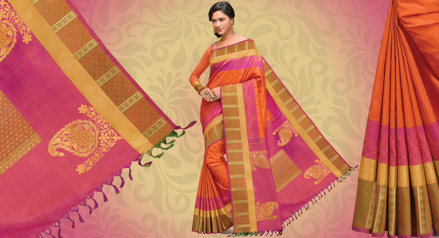 chanderiBG - Royal Chanderi Saree